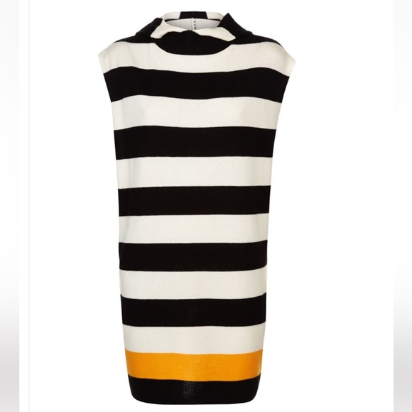 Jaeger Block Stripe Hooded Tabard - Picture 1 of 11